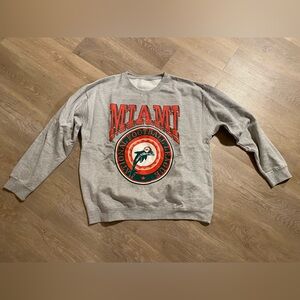 Miami Dolphins Crewneck Sweatshirt - Men’s L